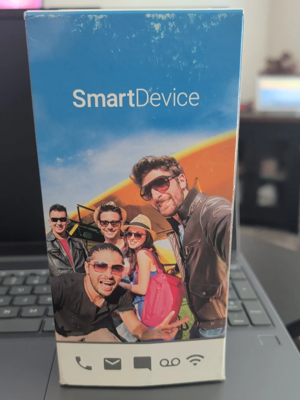 SmartDevice Smartphone Box - Blue with Orange Accent